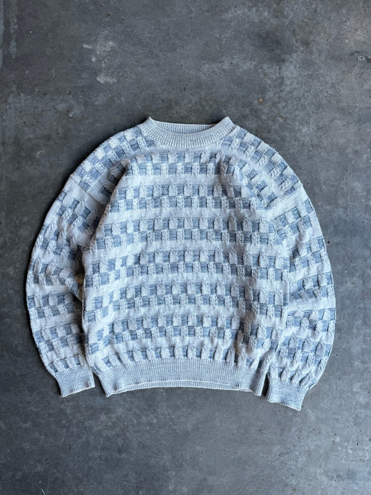 Vintage Ashley Knit Textured Sweater - L