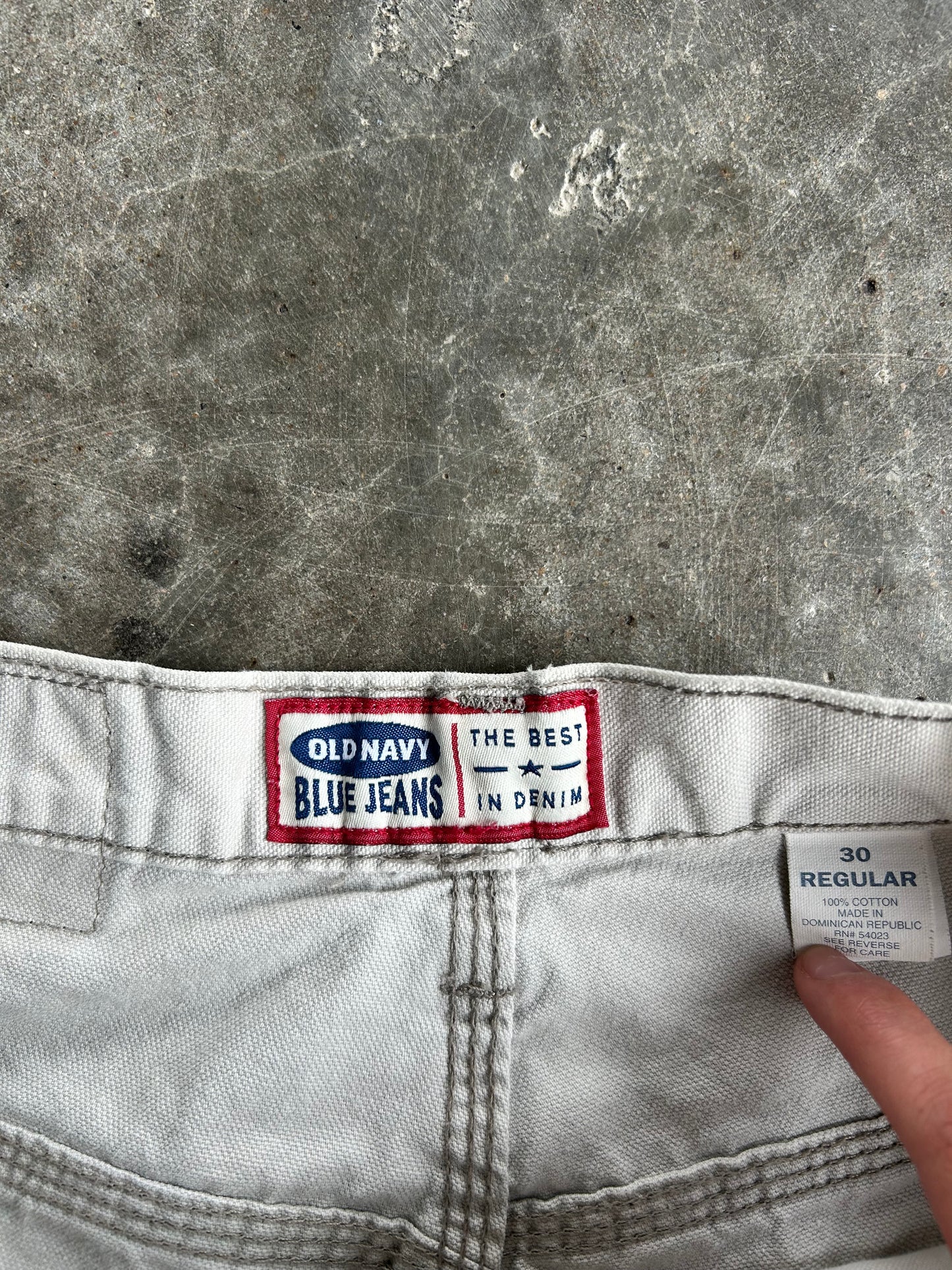 Vintage Beige Old Navy Carpenter Denim Pants - 29