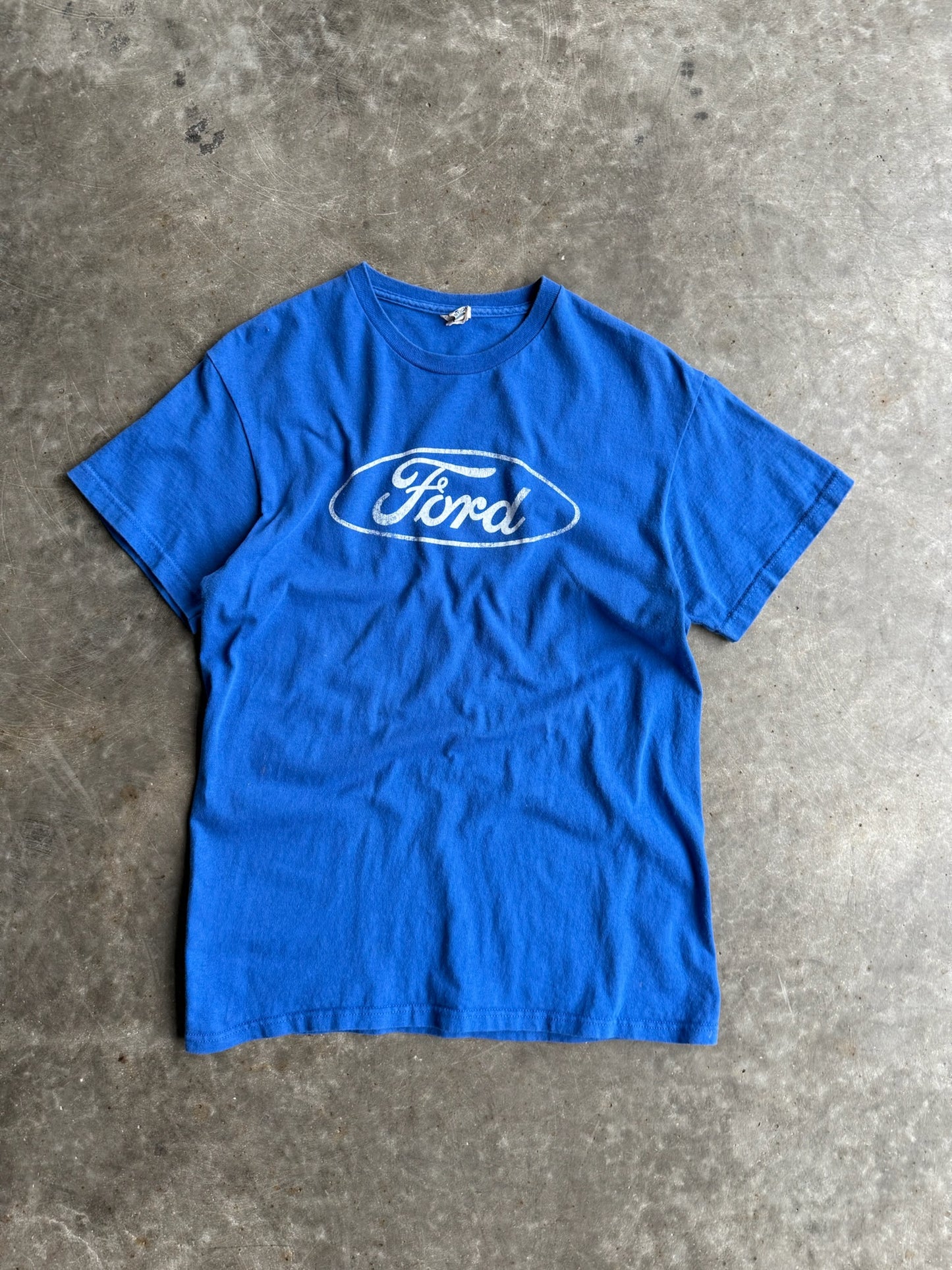 Vintage Royal Blue Ford Shirt - M