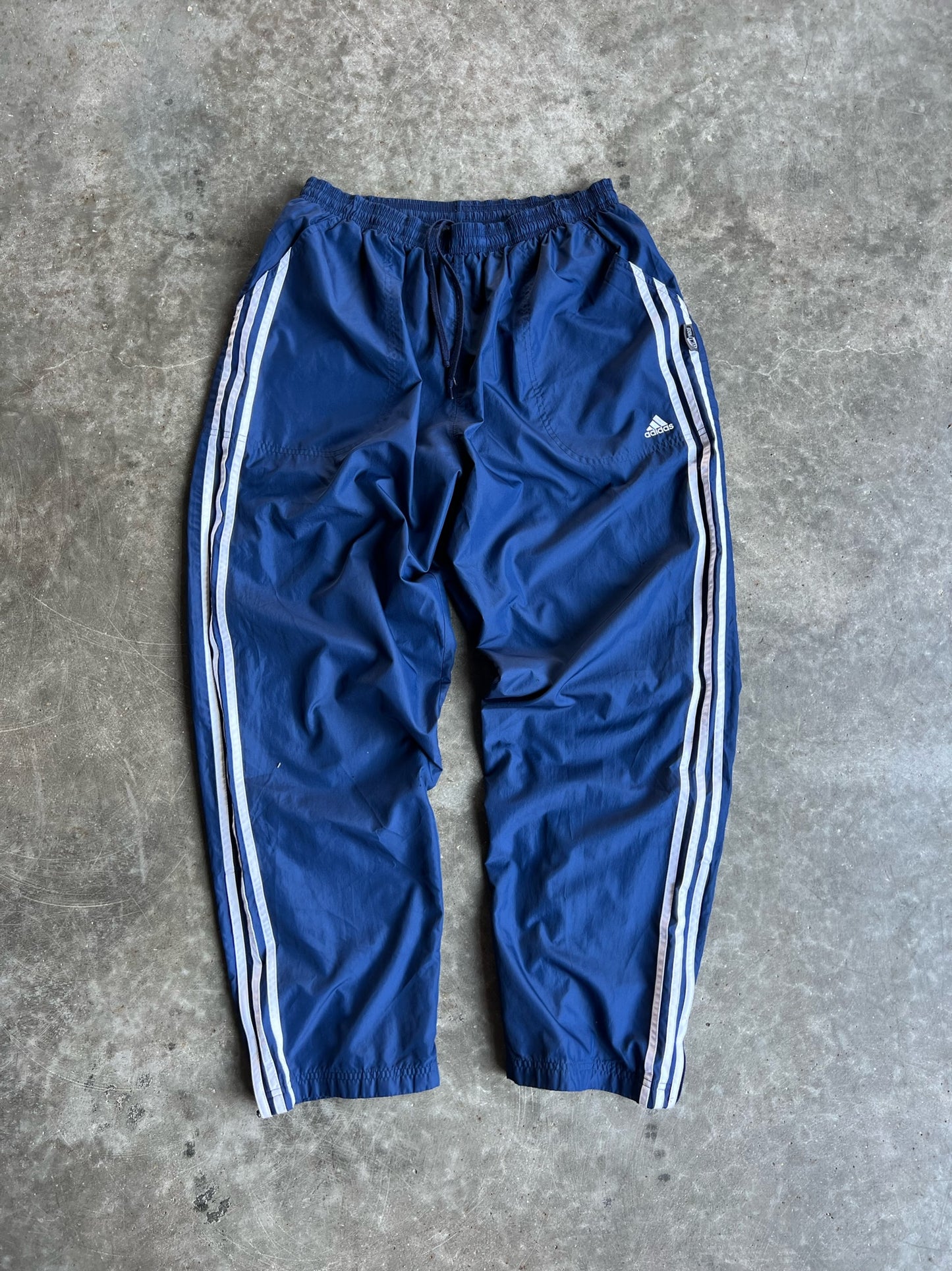 Vintage Navy Adidas Track Pants - L