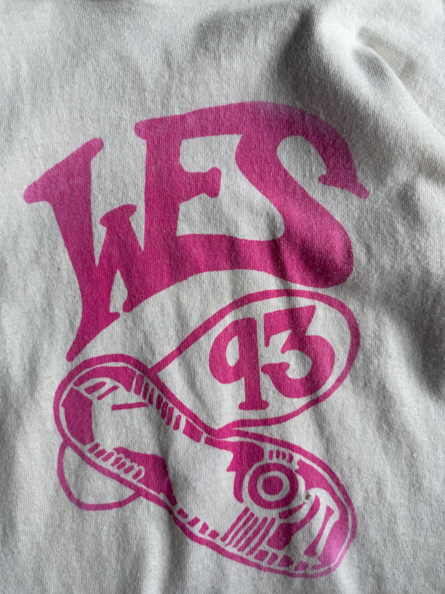 Vintage White Wes 93 Shirt - L