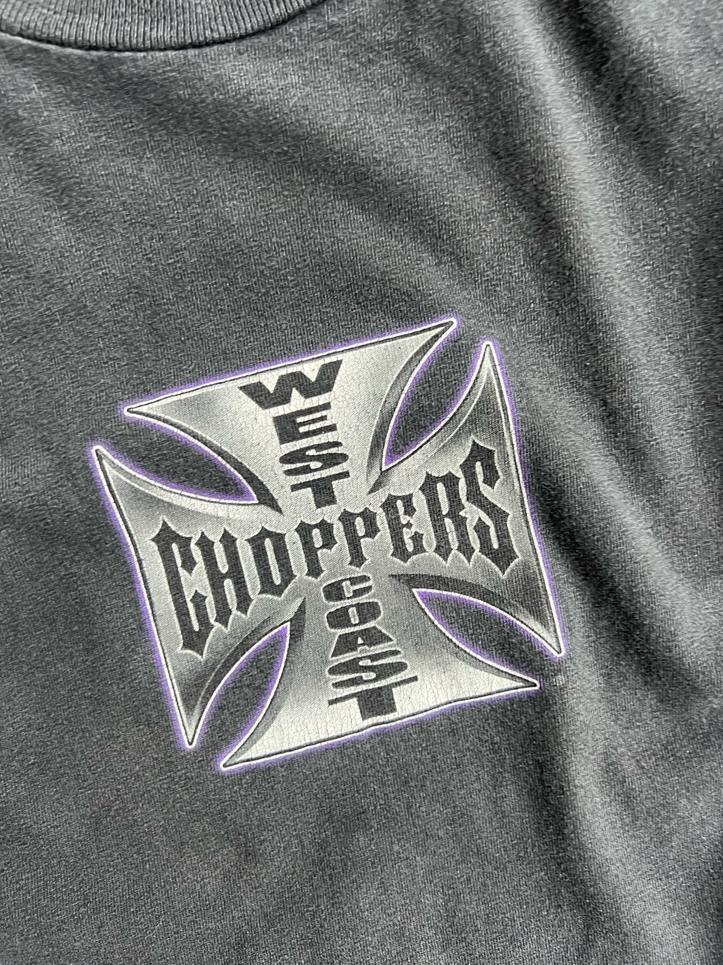 Vintage Black West Coast Choppers Shirt - XL