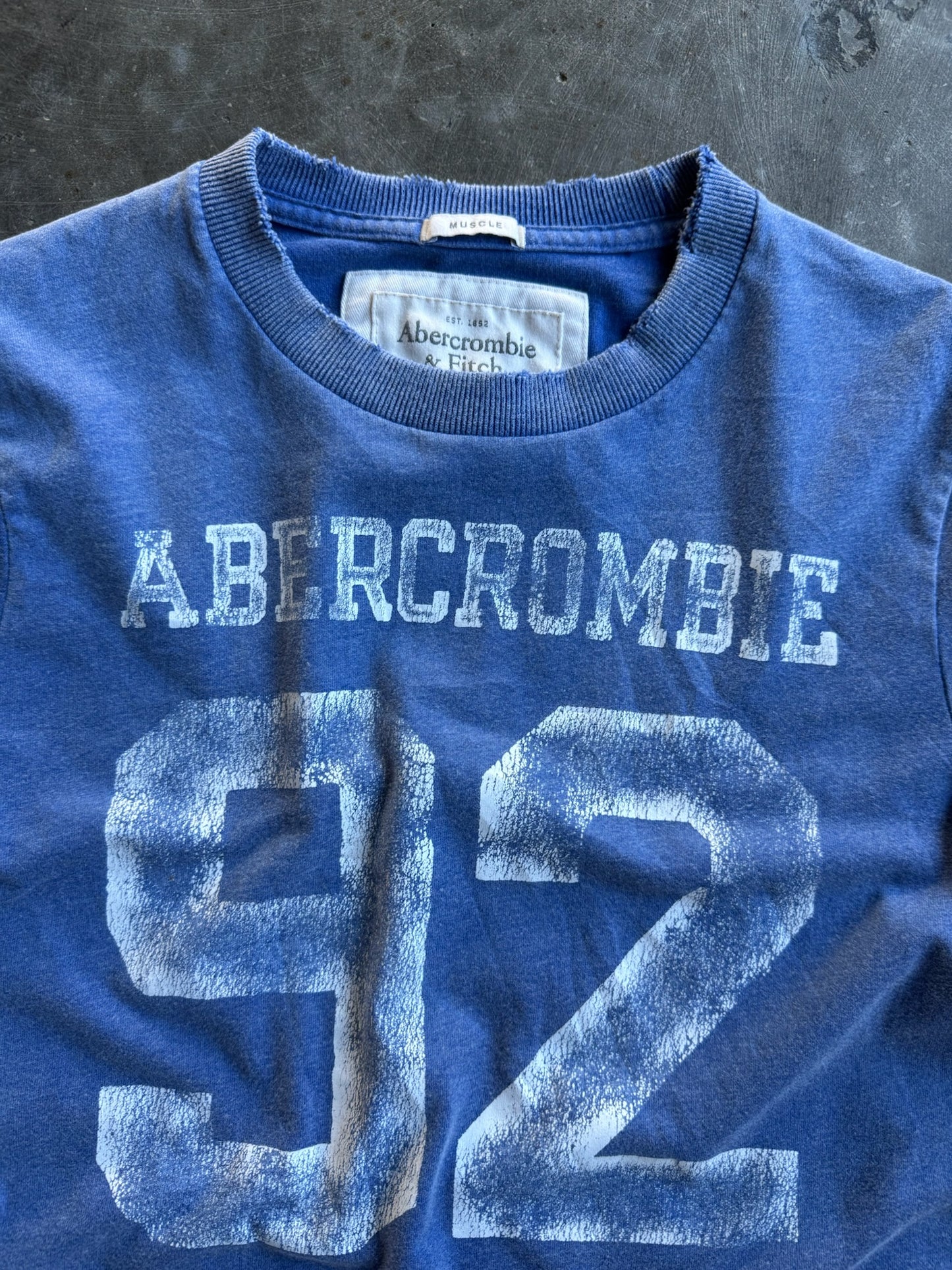 Vintage Faded Blue Abercrombie Shirt - L