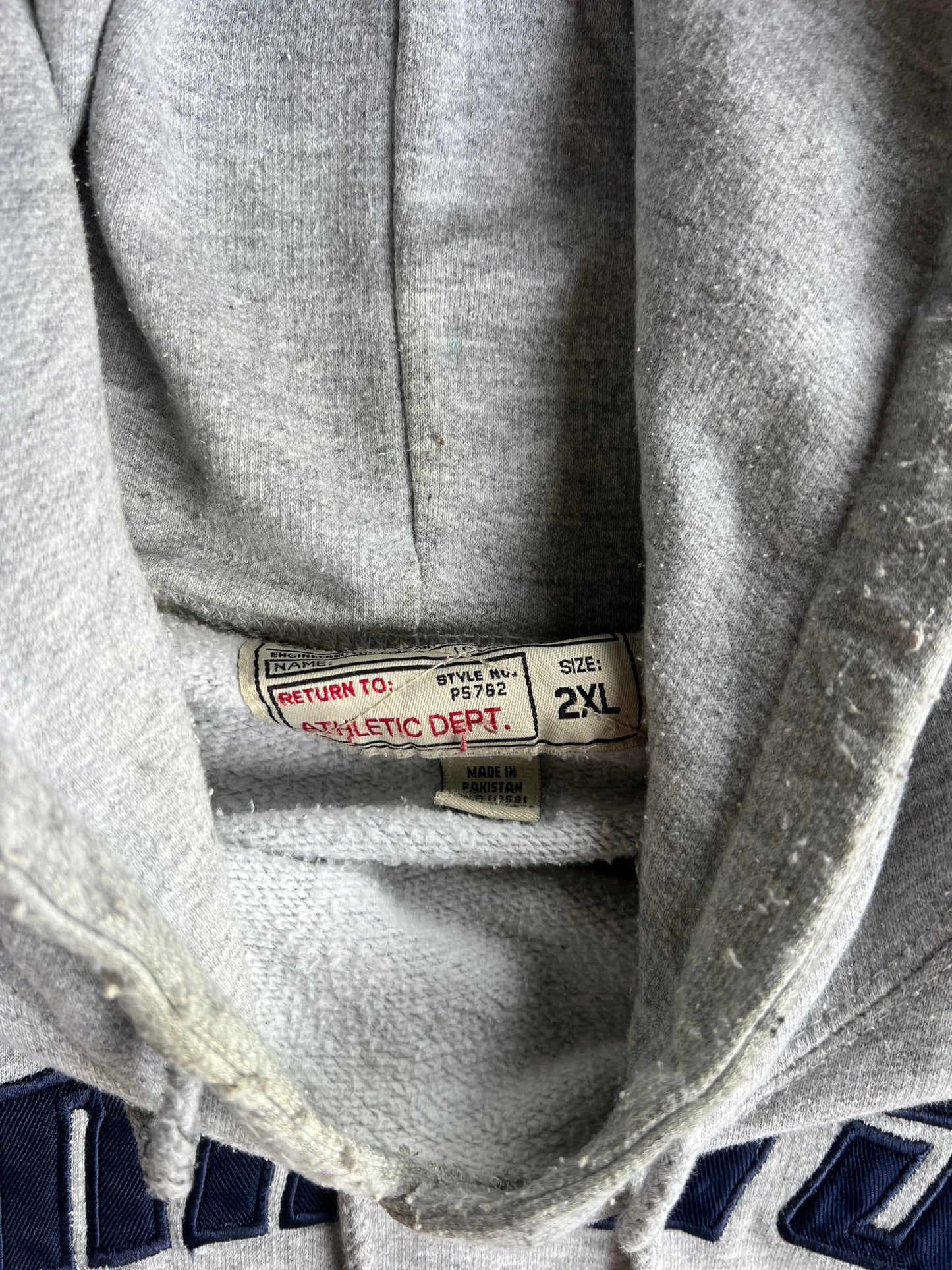 Vintage Grey Penn State Hoodie - XXL