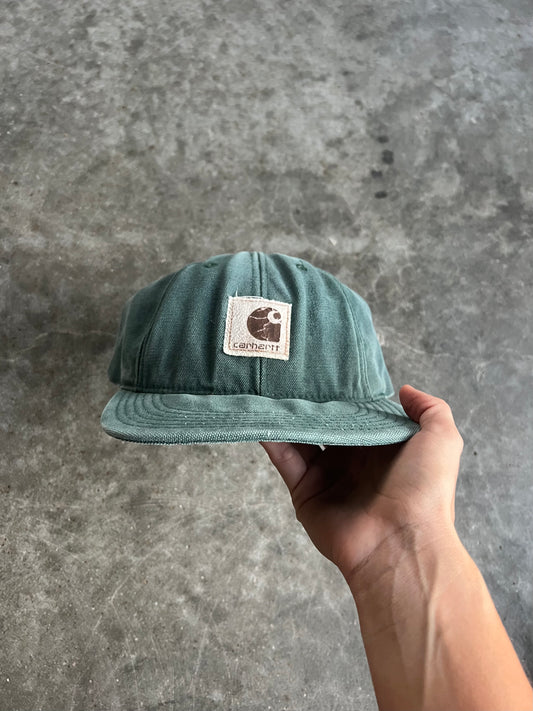 Vintage Green Carhartt SnapBack Hat