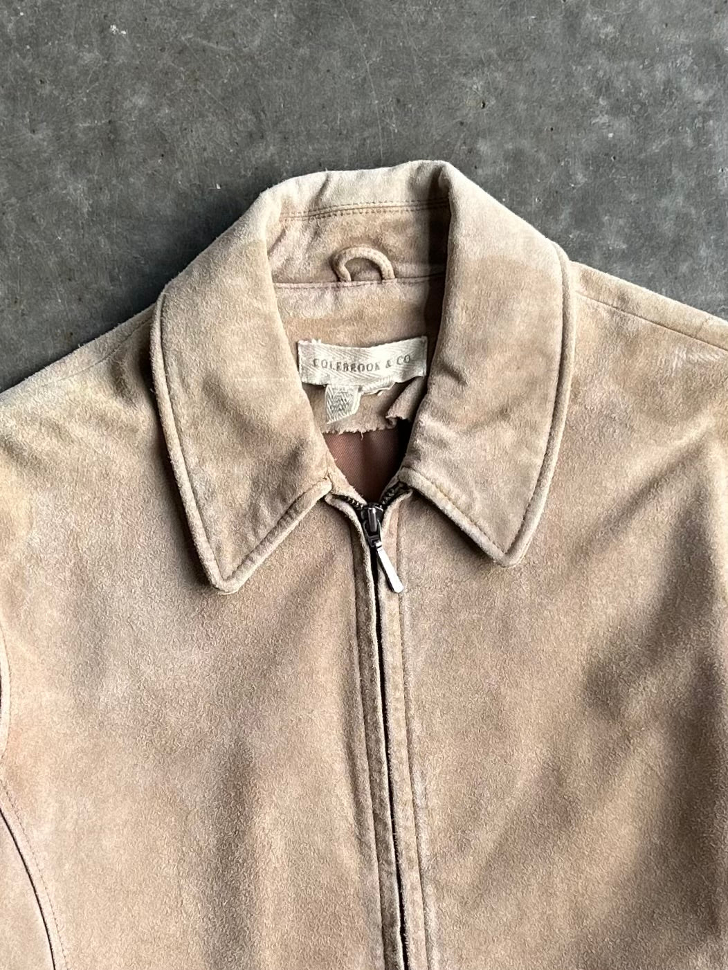 Vintage Colebrook & Co. Suede Jacket - L