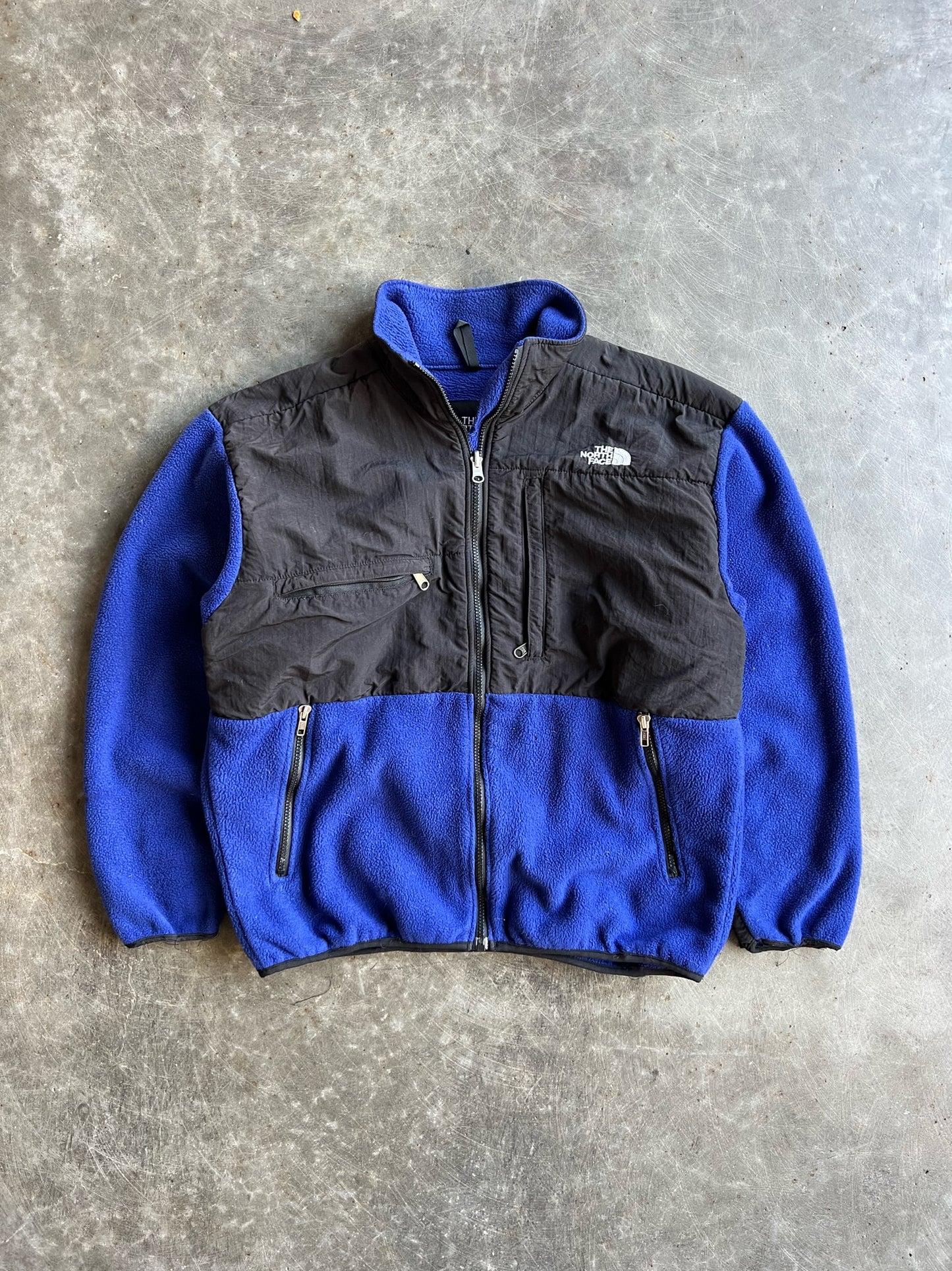 Vintage Blue Fleece North Face Zip Up - L