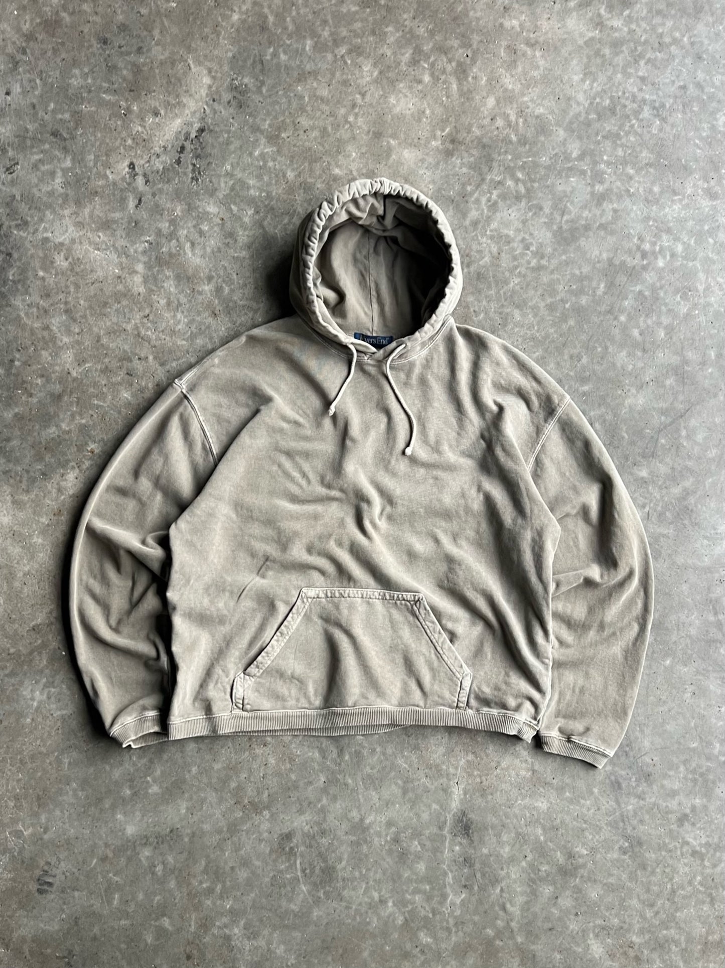 Faded Light Brown Rivers End Hoodie - L