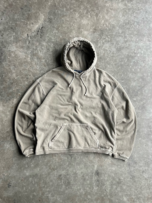 Faded Light Brown Rivers End Hoodie - L