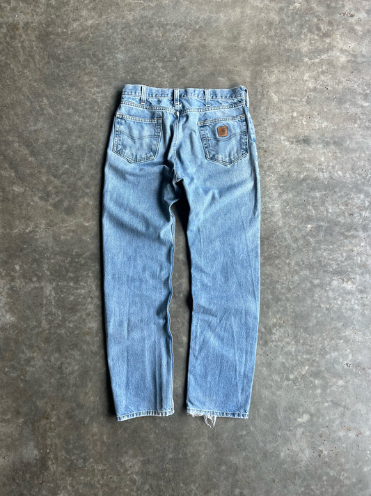 Vintage Medium Wash Carpenter Pants - 34