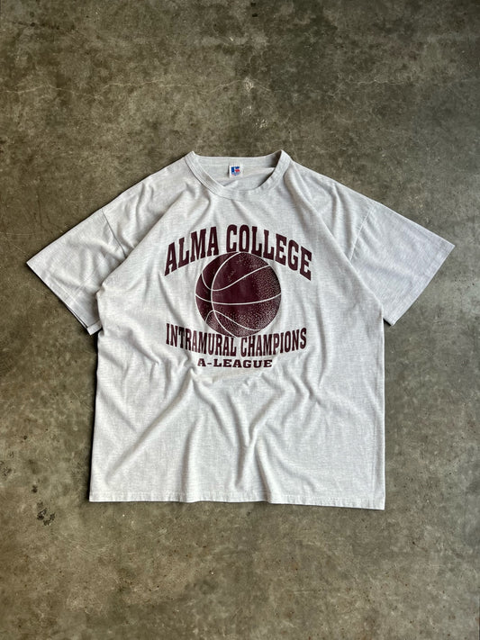 Vintage Single Stitch Alma College Russell Shirt - XL