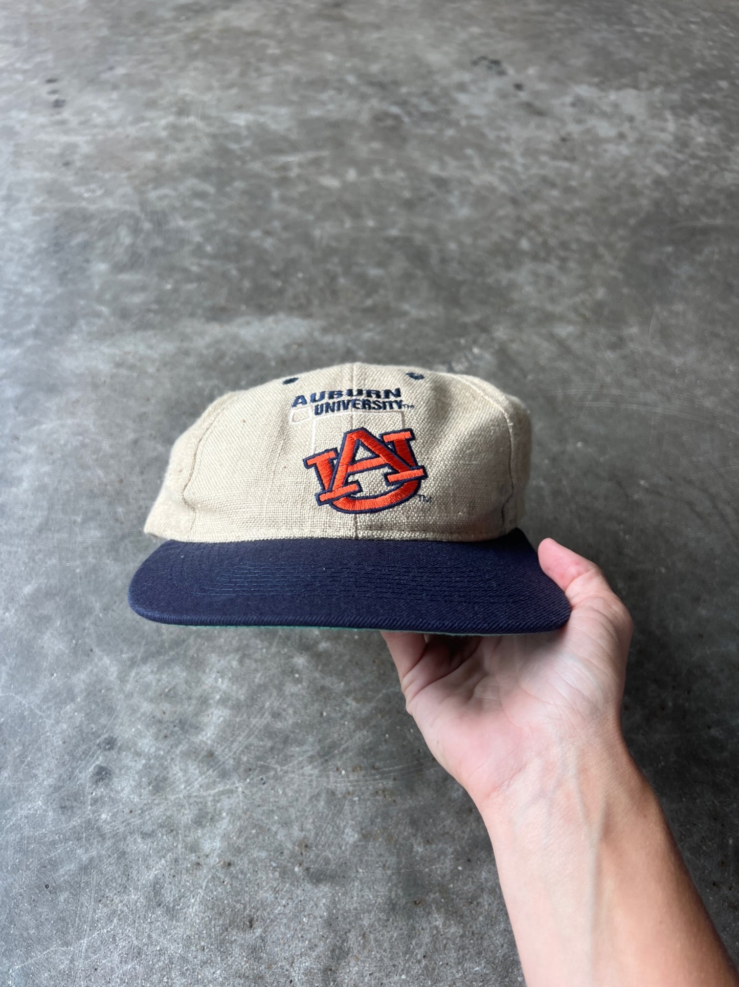 Vintage Auburn University Snapback Hat