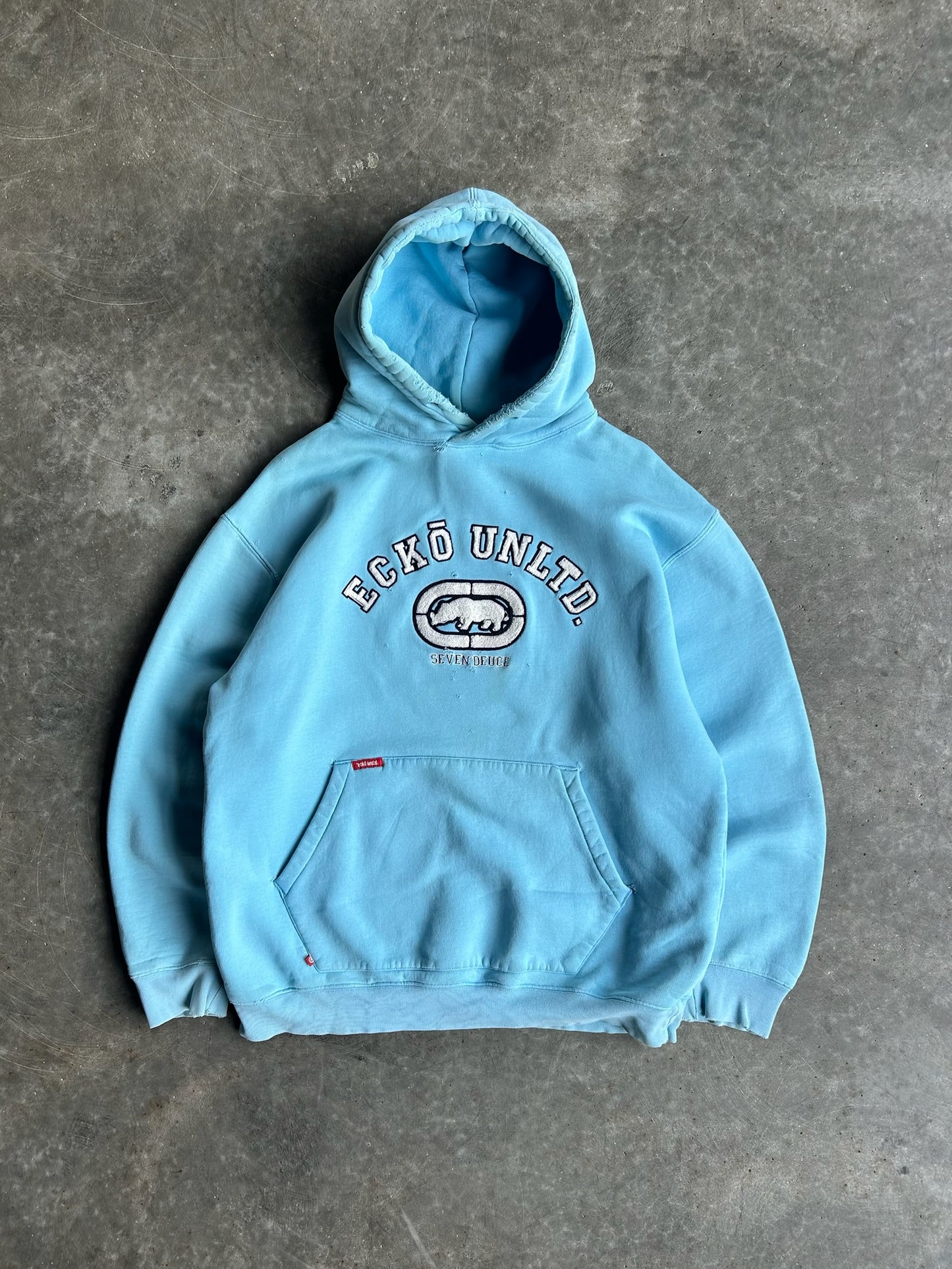 Vintage Sky Blue Ecko Unltd. Hoodie - XL