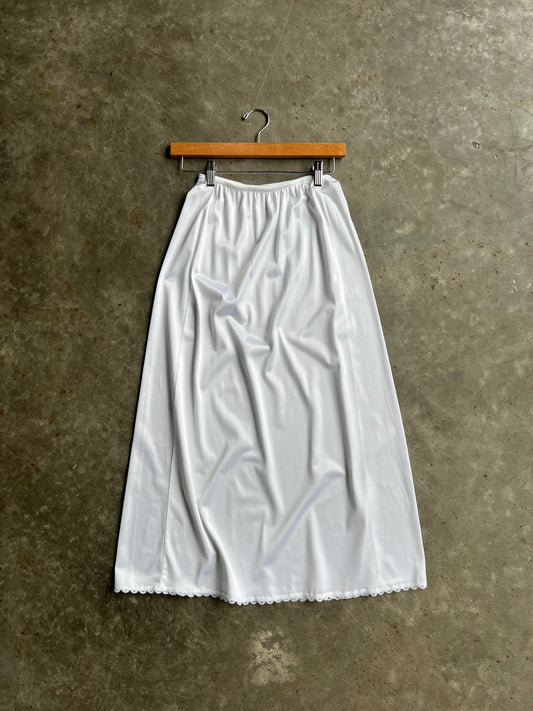 Vintage White Silk Dress - M