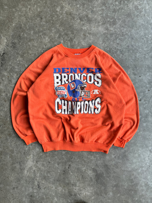 Vintage Denver Broncos Crew - M