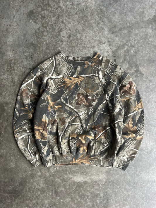 Vintage Liberty Real Tree Hardwood Camo Crew - M