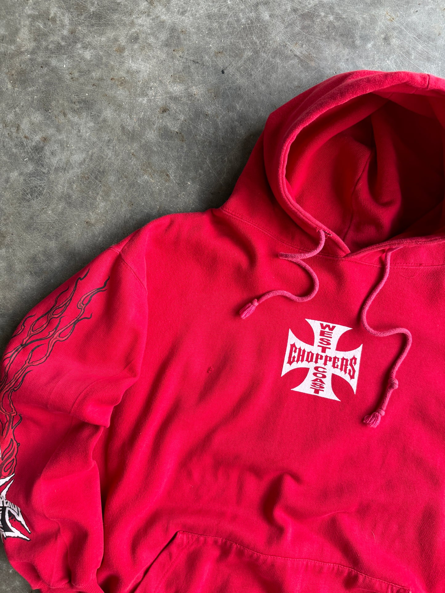 Vintage West Coast Chopper Hoodie - XXL