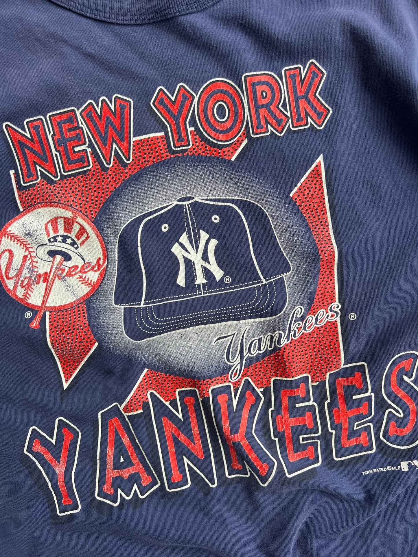 Vintage Navy New York Yankees Shirt - XL