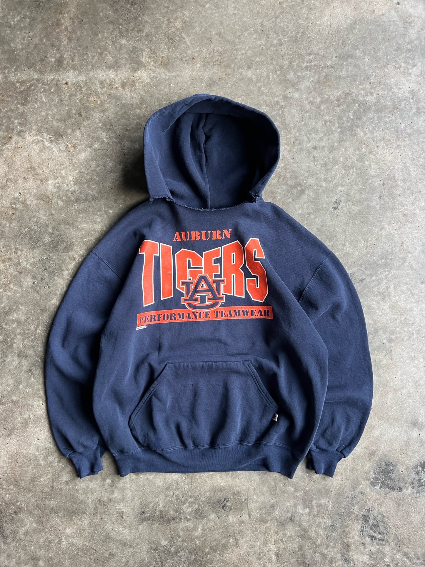 Vintage Navy Auburn Tigers Hoodie - XL