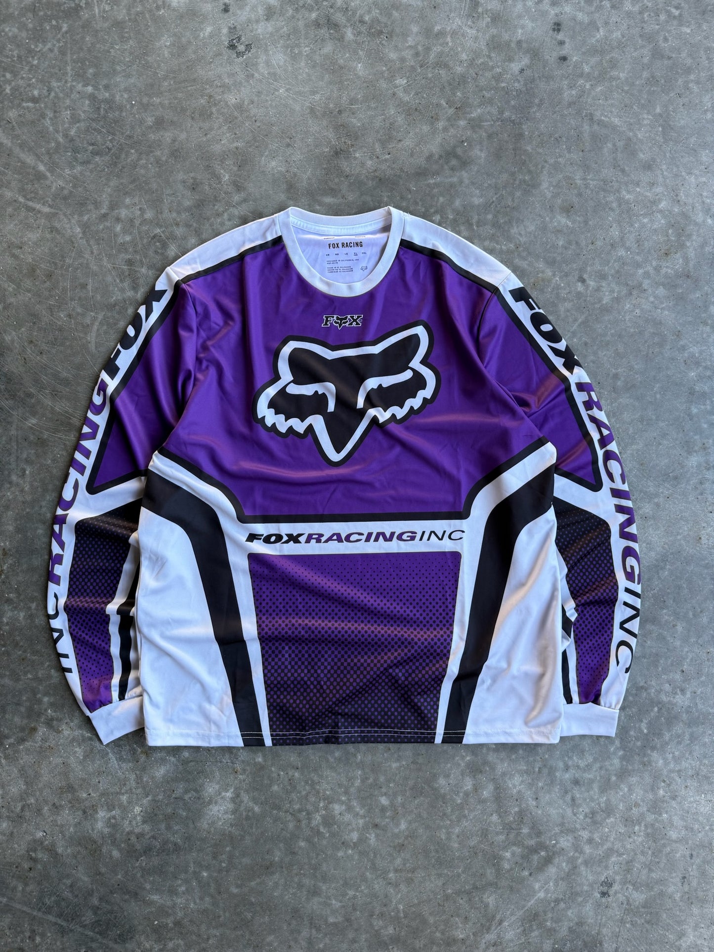 Vintage Purple Fox Racing Jersey - XL