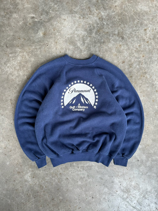 Vintage Dark Blue Paramount Crew - M