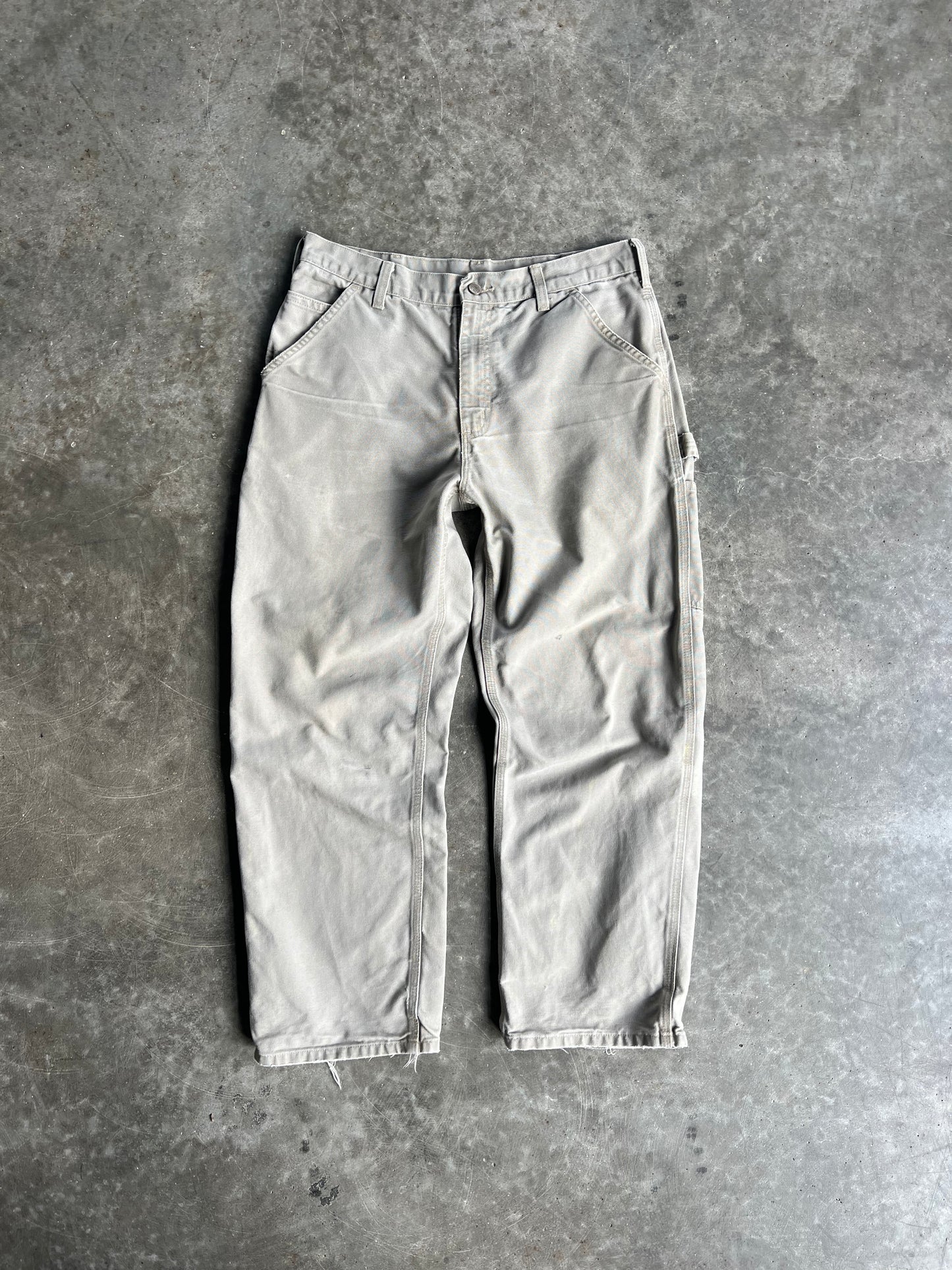 Vintage Beige Carhartt Carpenter Pants - 34