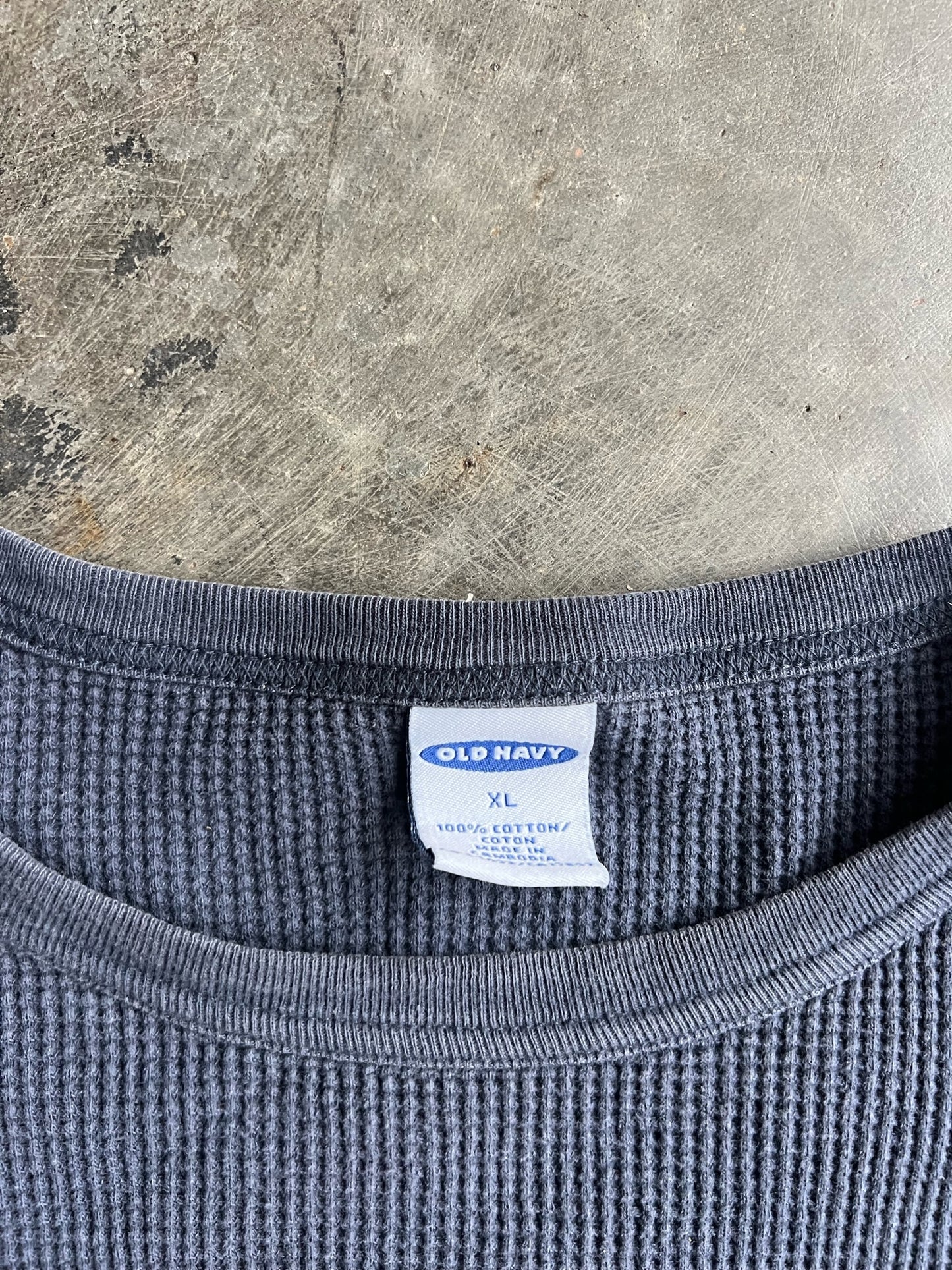 Vintage Navy Old Navy Thermal - XL