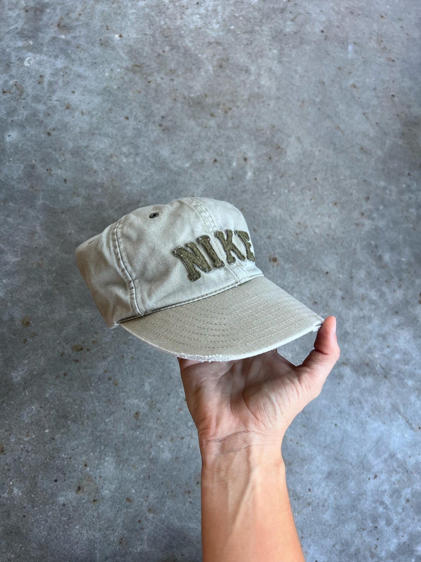 Vintage Tan Nike StrapBack Hat