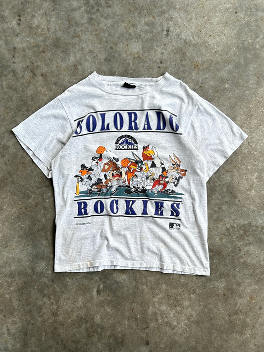 Vintage Colorado Rockies X Looney Tunes Tee - L