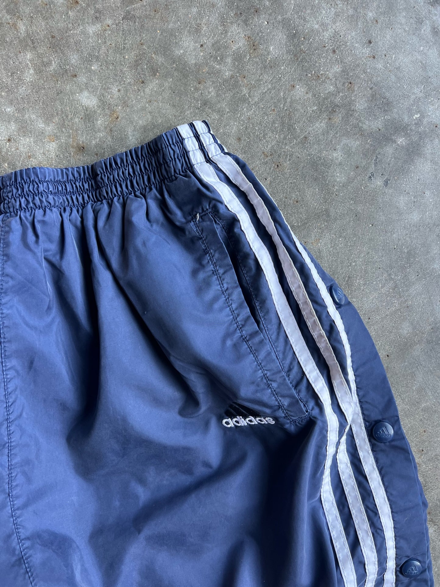 Vintage Navy Adidas Track Pants - M