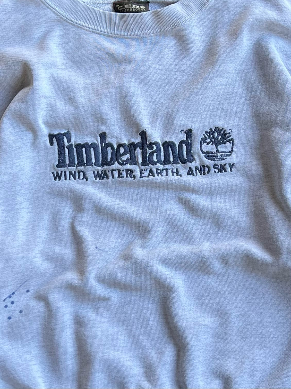 Vintage Grey Timberland Crew - XL