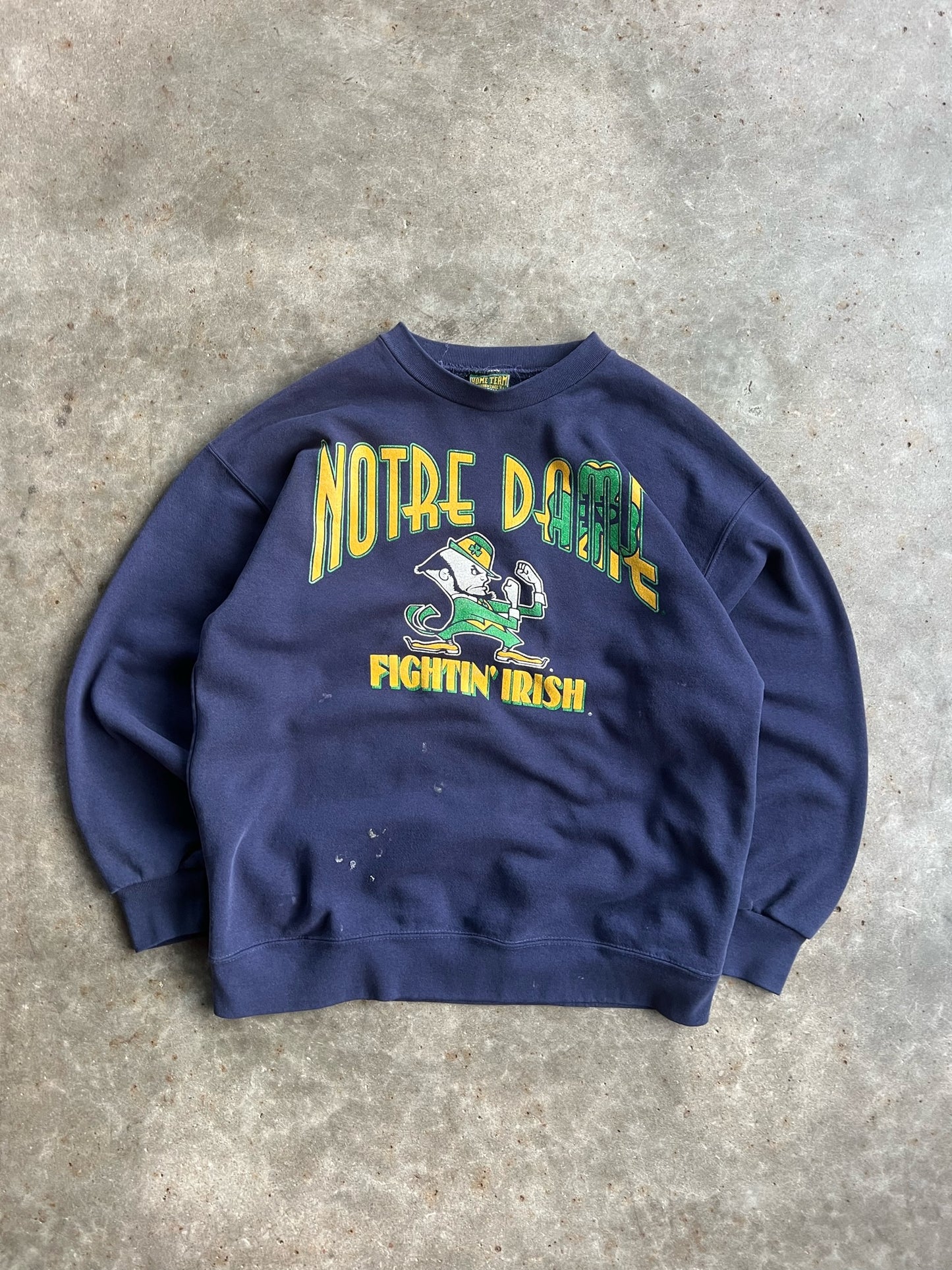 Vintage Notre Dame Fighting Irish Crew - XL