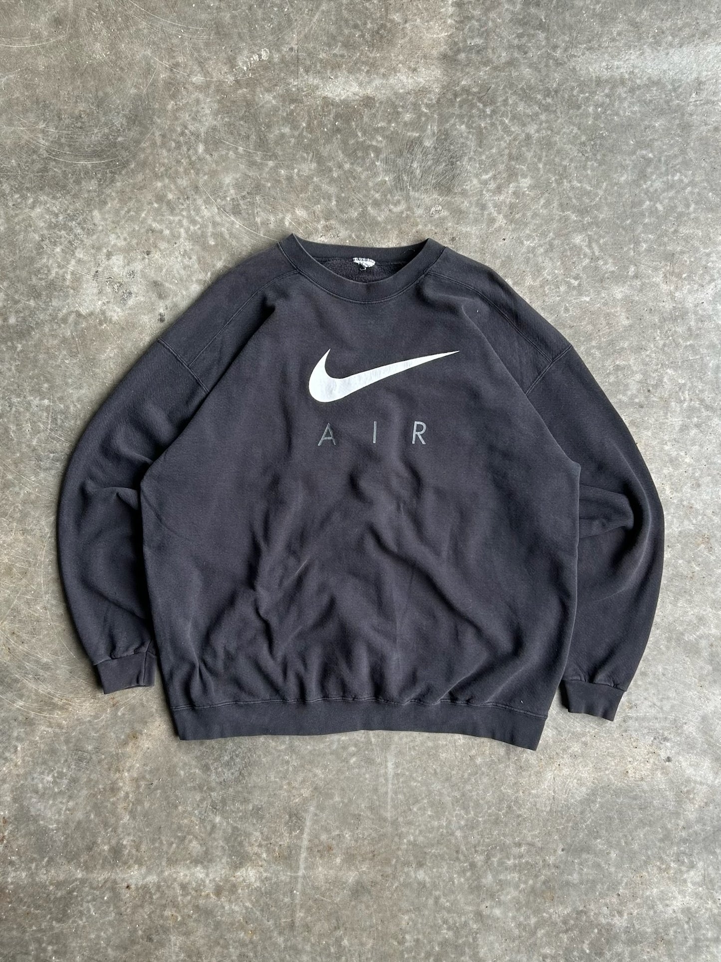 Vintage Black Nike Air Crew - XXL