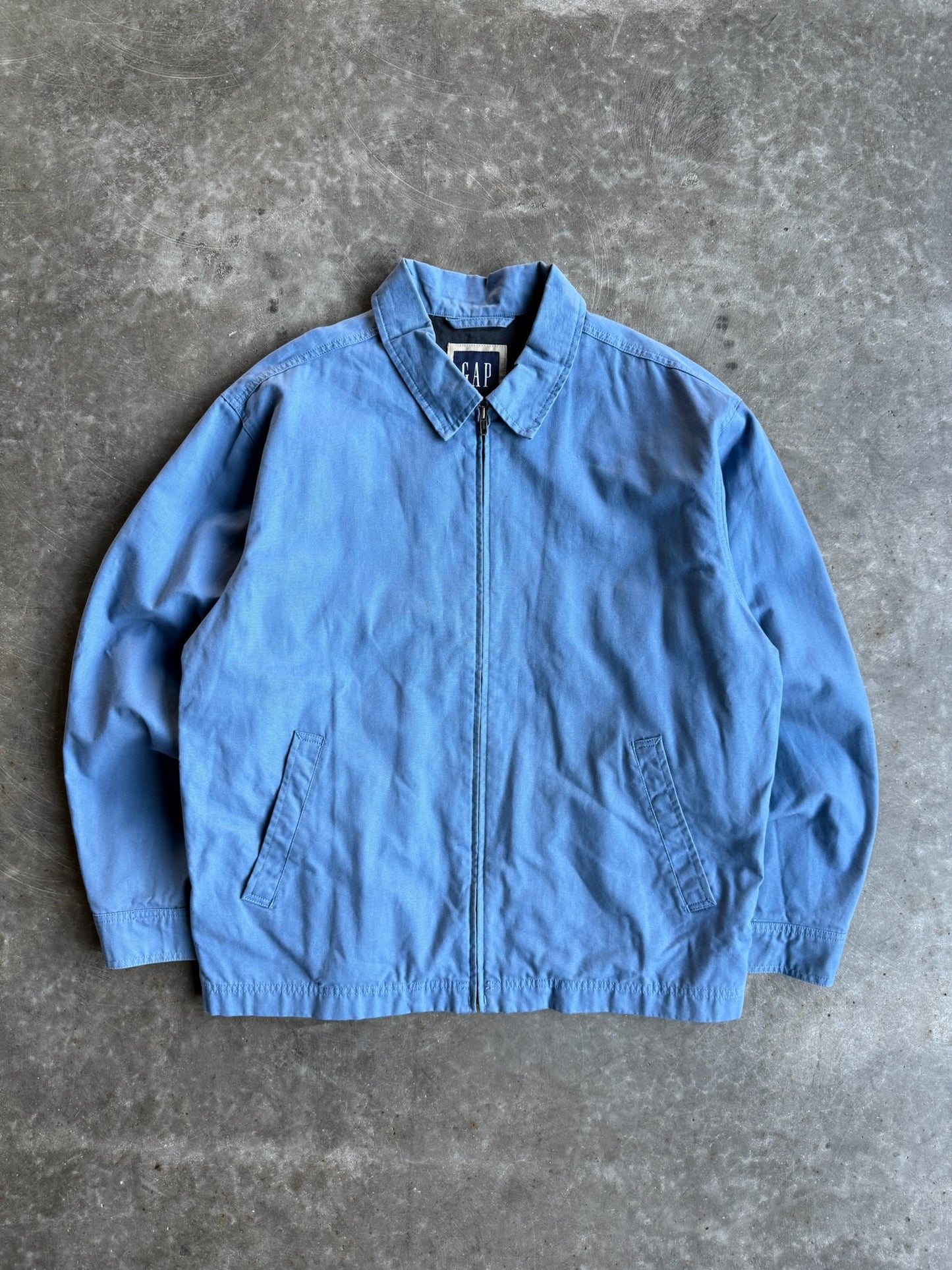 Vintage Blue Gap Zip Up Jacket - L