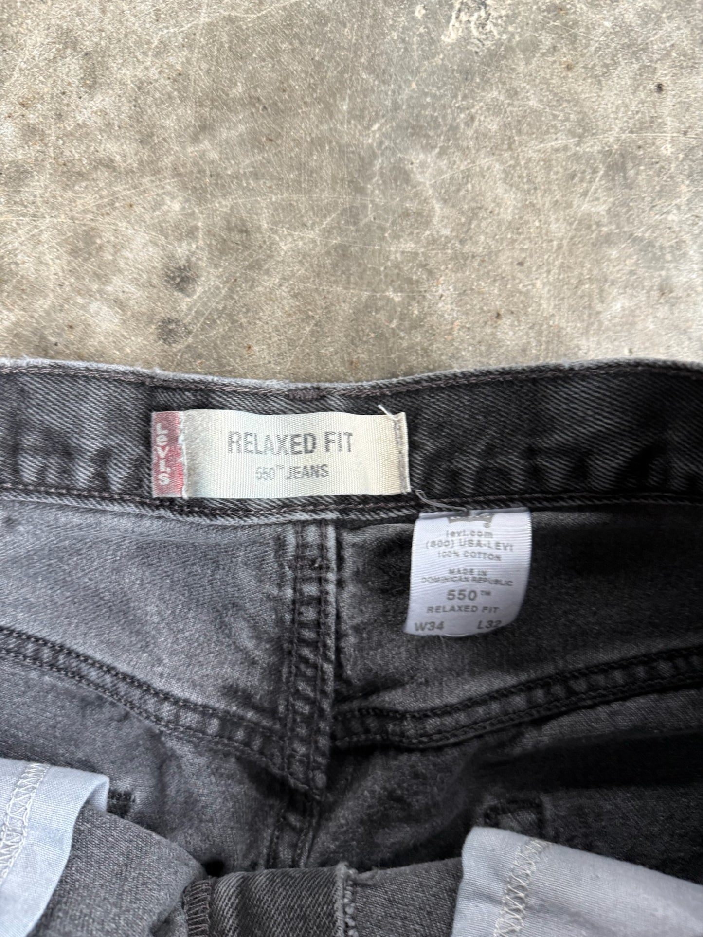 Vintage 550 Levi’s Black Denim Pants - 30