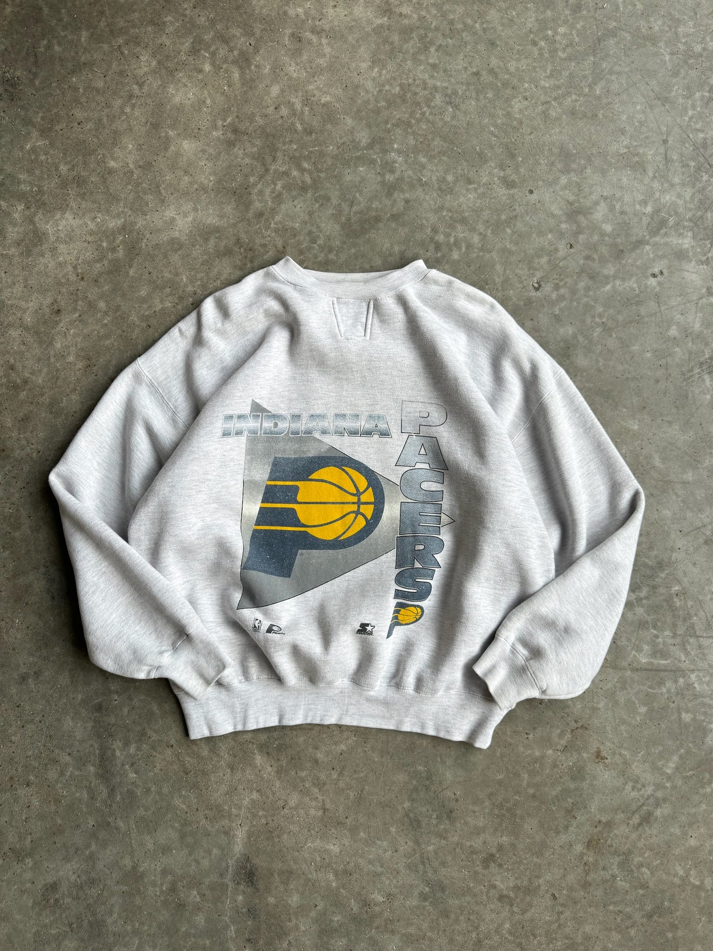 Vintage Indiana Pacers Starter Crew - XL