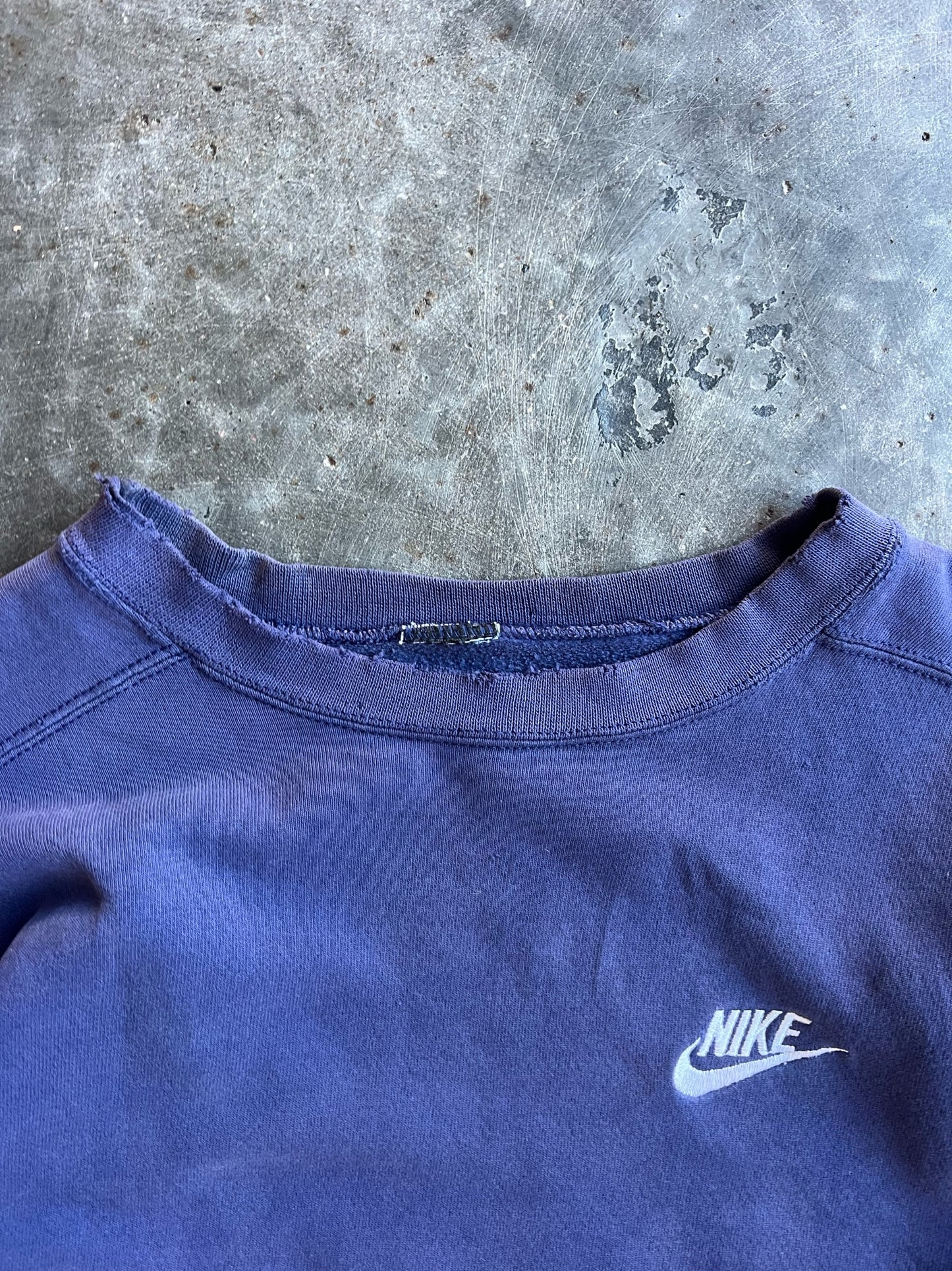 Vintage Purple Mini Nike Swoosh Crew - L