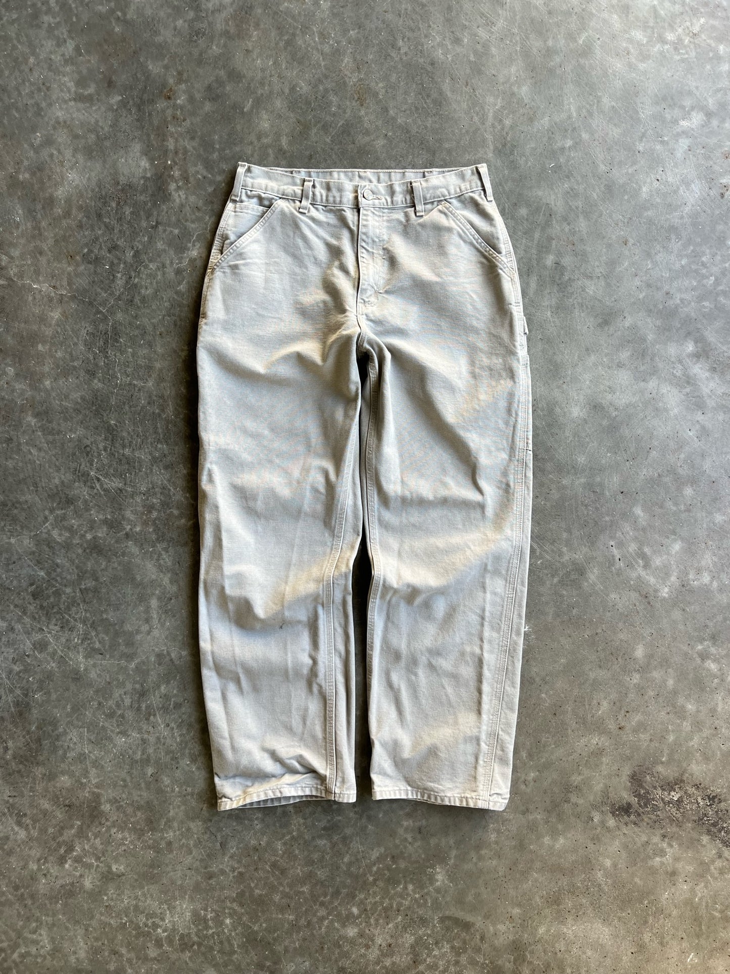 Vintage Beige Carhartt Carpenter Pants - 32