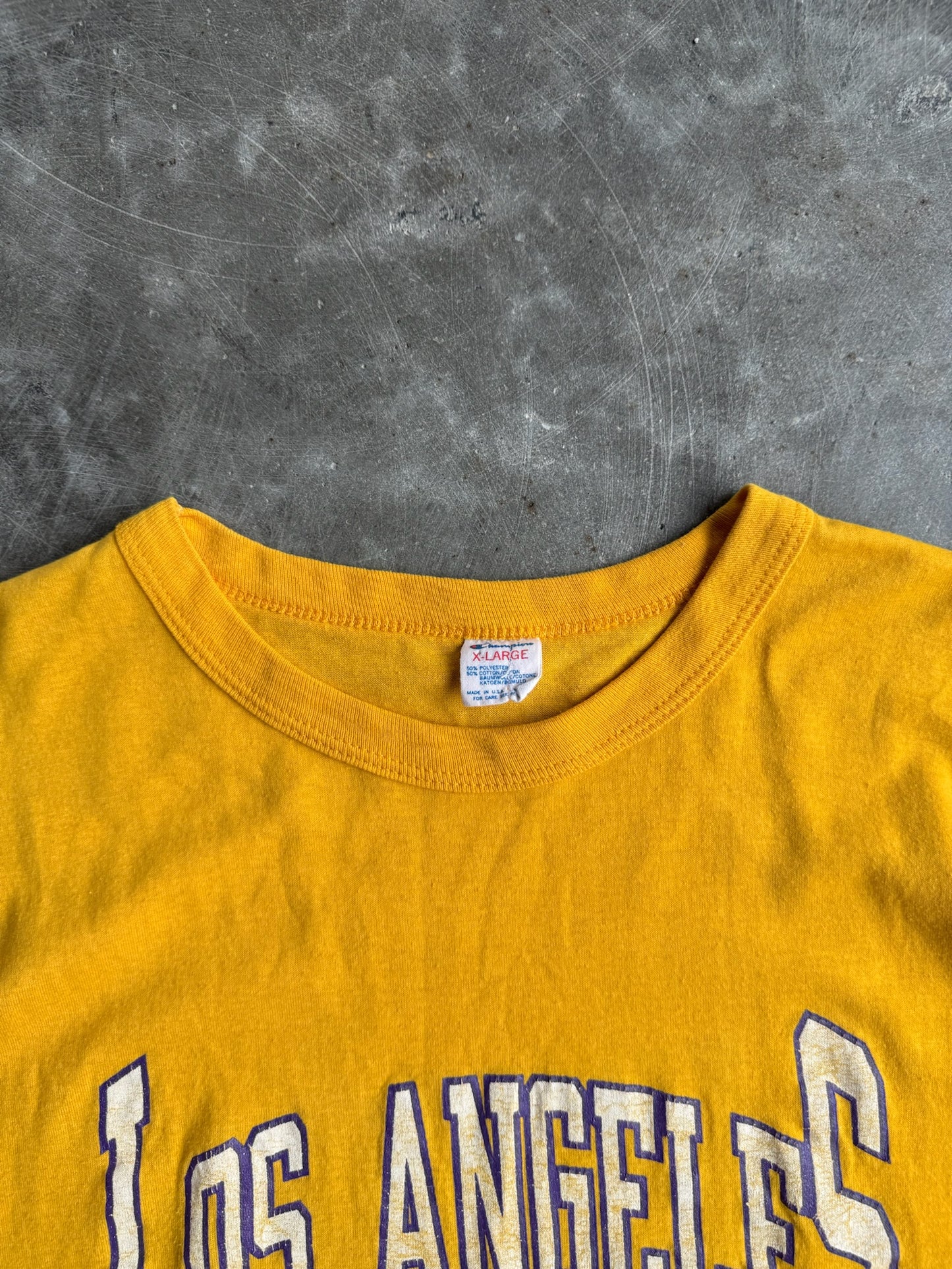 Vintage Single Stitch Los Angeles Lakers Tee - XL