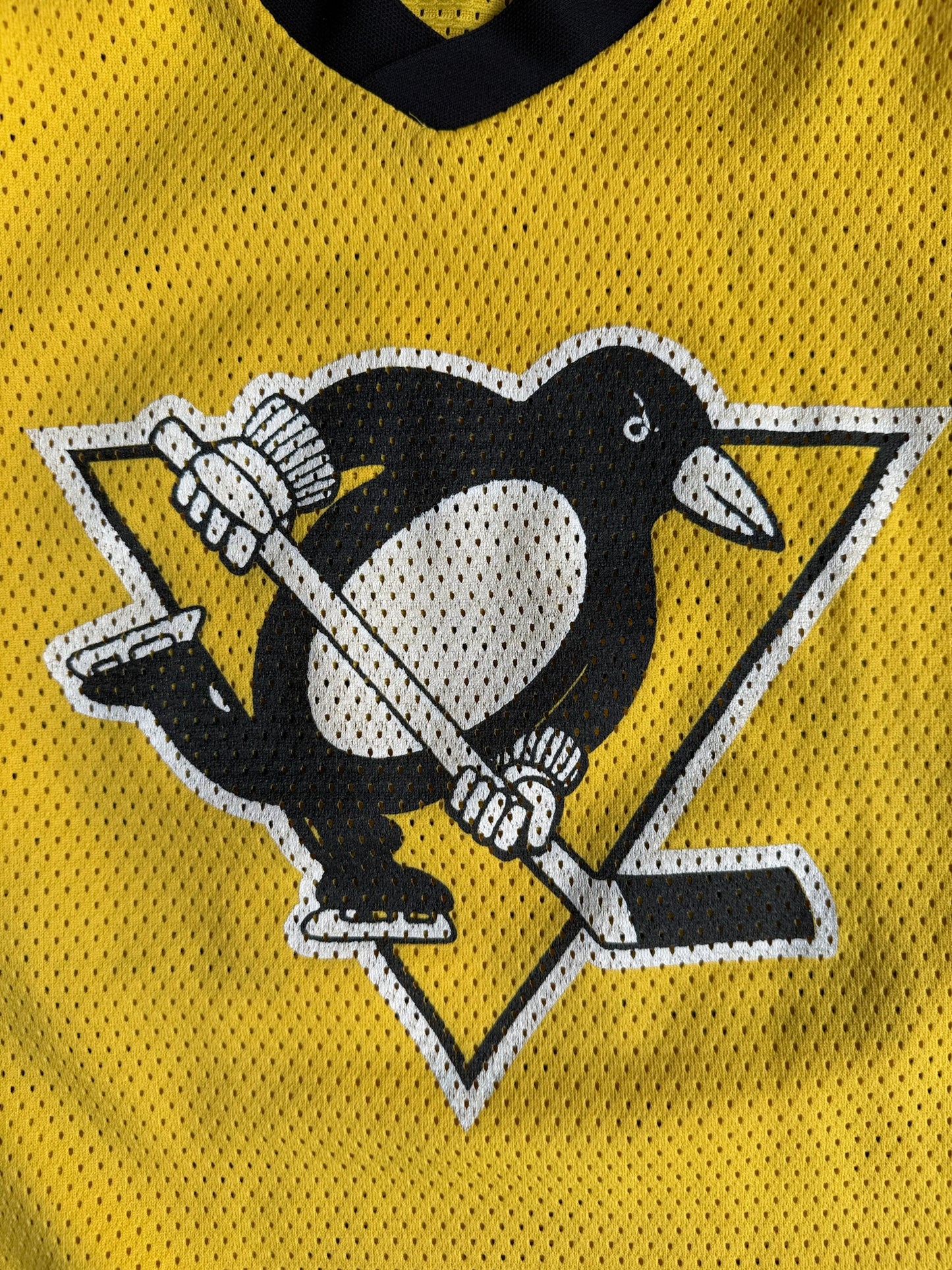 Yellow NHL Penguins Hockey Jersey - XL