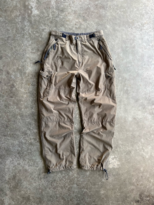 Vintage Brown Carbon Cargo Pants - 34