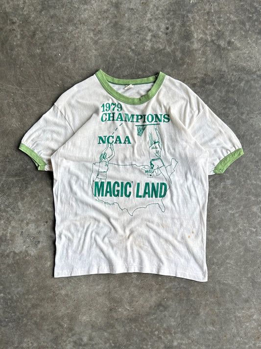 Vintage 1979 MSU NCAA Championship Shirt - L