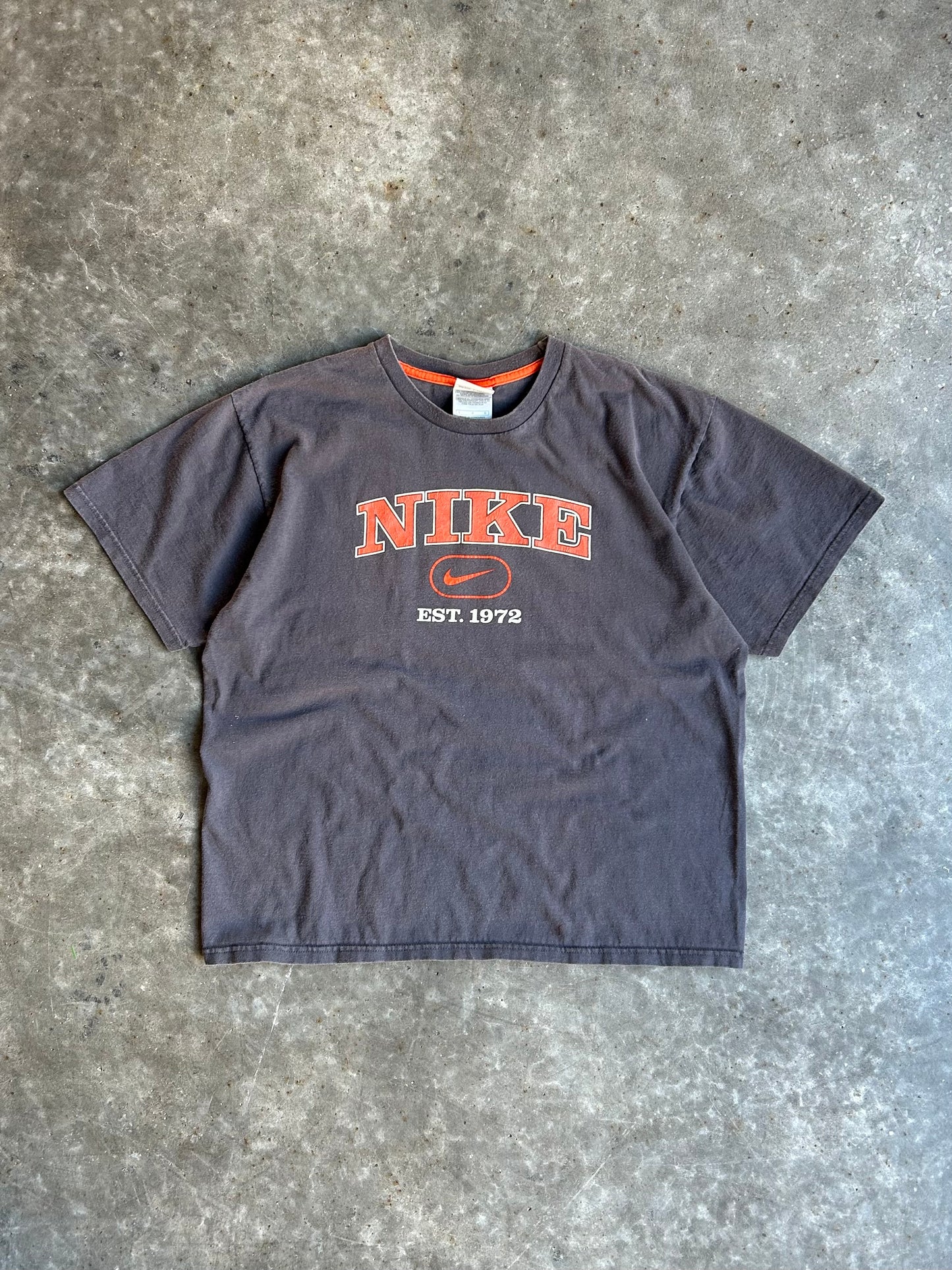 Vintage Charcoal Grey Nike Shirt - L