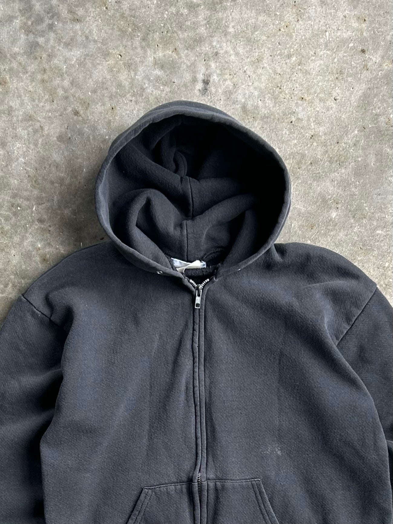 Vintage Black Lee Zip Up - L