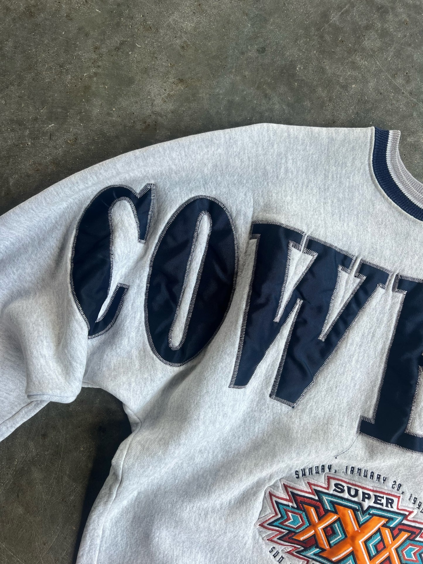 Vintage NFL Dallas Cowboys Super Bowl 1996 Crew - M