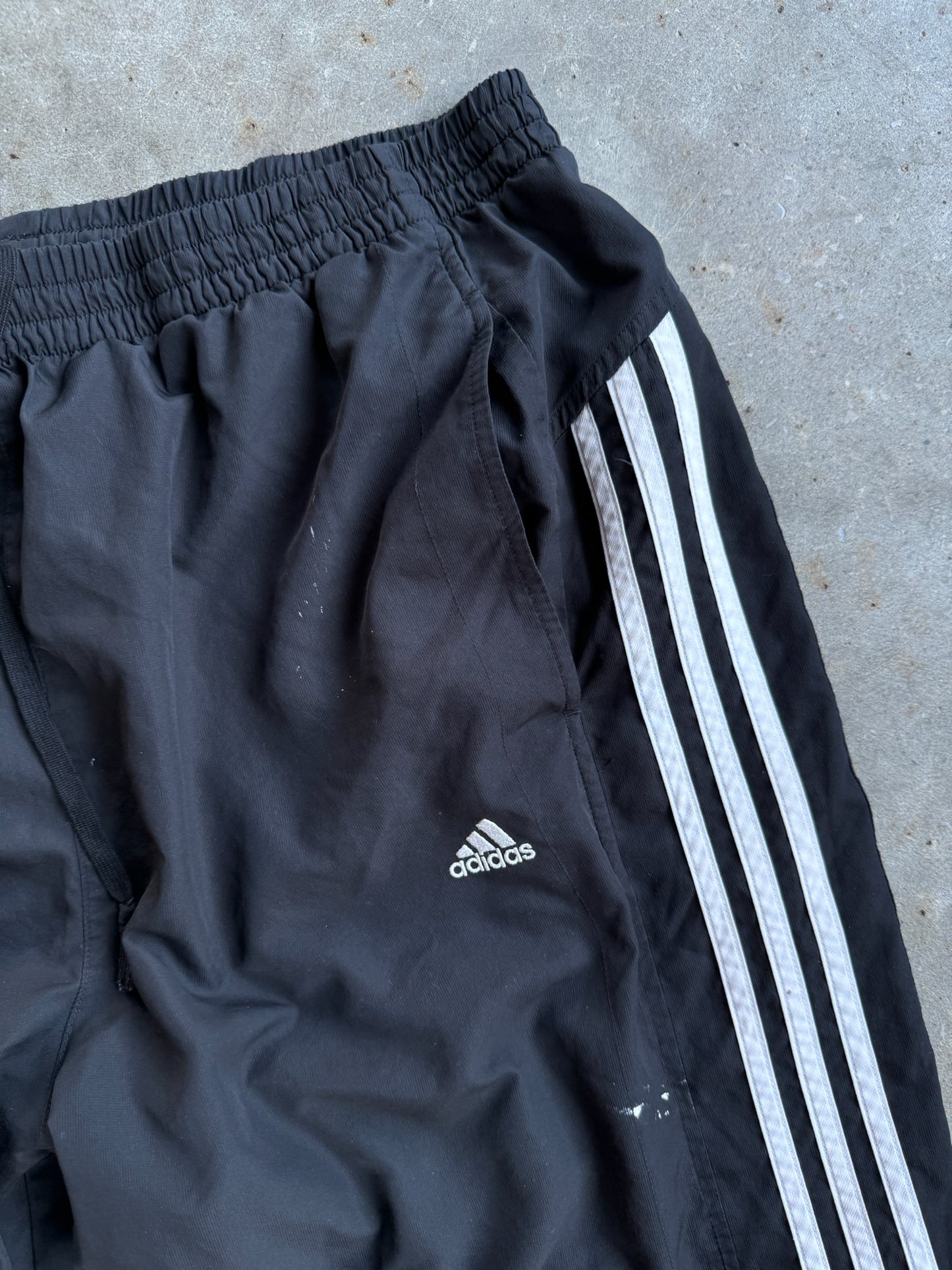 Black Adidas Track Pants - XL