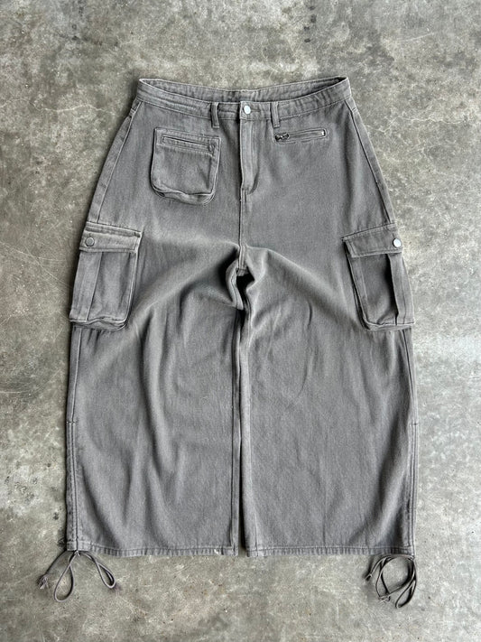 Grey Cider Cargo Pants - 34