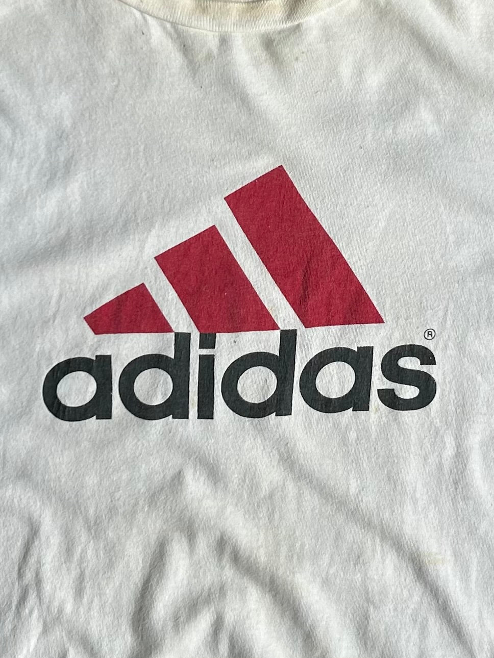 Vintage White Adidas Shirt - XL