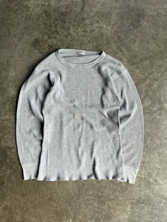 Vintage Gray Long Sleeve Thermal - XL