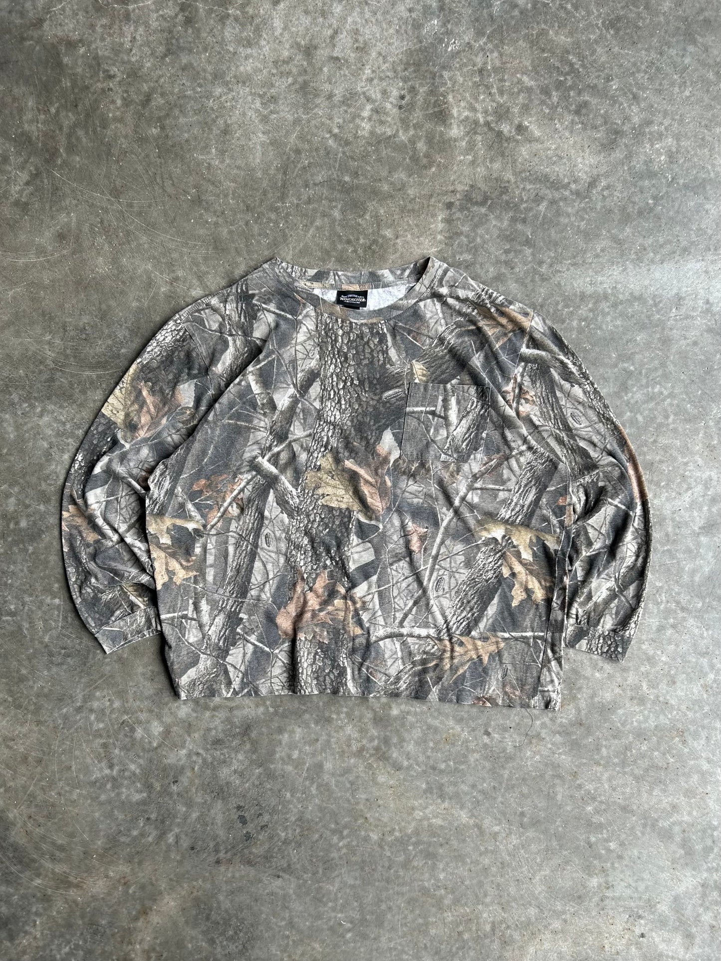 Vintage Winchester Realtree Camo Long Sleeve Tee - XXL